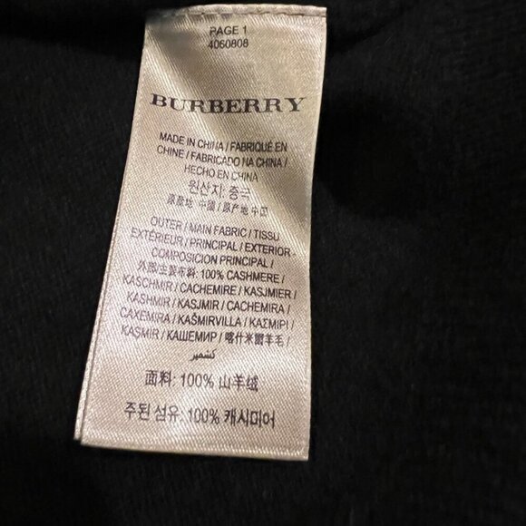 Burberry Cashmere Cardigan Size S - Picture 3 of 9